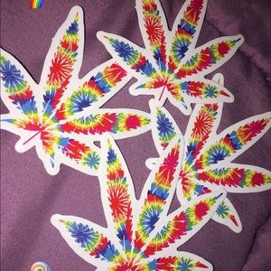 FREE with purchase! 💜 Rainbow 420 Stickers 🤩